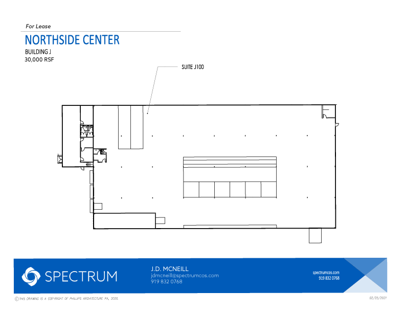 3014 Industrial Dr, Raleigh, NC à louer Plan d’étage– Image 1 sur 1