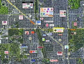 5961 N Lincoln Ave, Chicago, IL - VUE AÉRIENNE  vue de carte