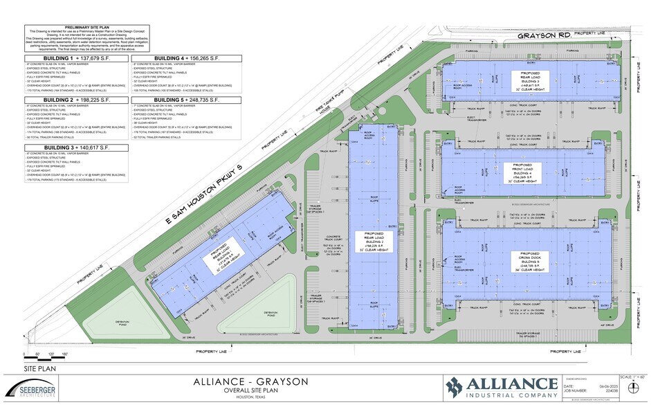 5959 E Sam Houston Pky S, Houston, TX à louer - Plan de site – Image 1 sur 1