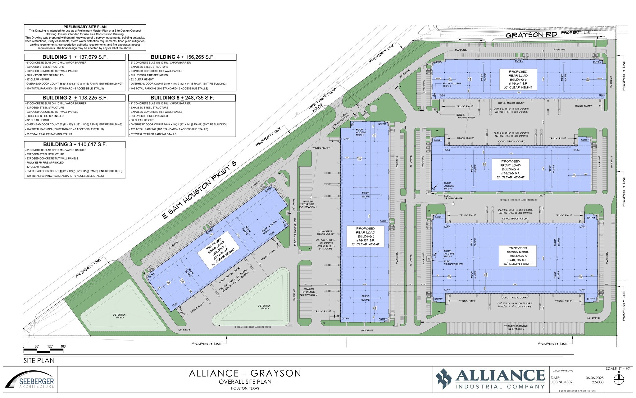 5959 E Sam Houston Pky S, Houston, TX à louer Plan de site– Image 1 sur 2