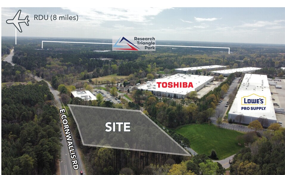 2405-2419 E Cornwallis Rd, Durham, NC à louer - Photo de l’immeuble – Image 2 sur 7