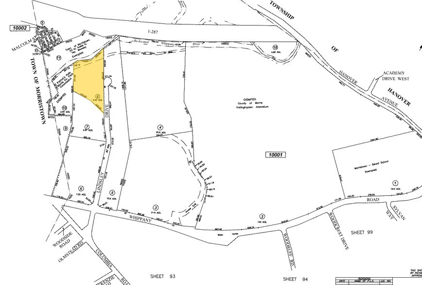 25 Lindsley Dr, Morristown, NJ à louer - Plan cadastral – Image 2 sur 21