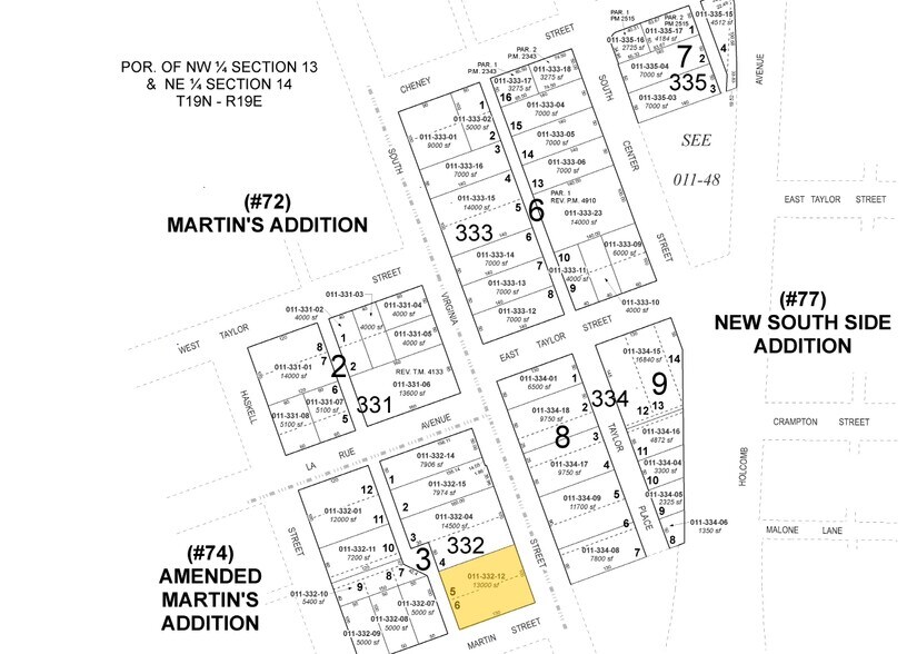 955 S Virginia St, Reno, NV à vendre - Plan cadastral – Image 2 sur 12