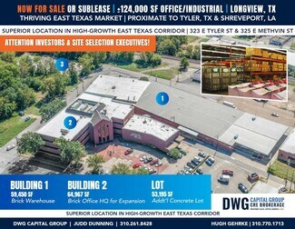 Plus de détails pour 323 E Tyler St, Longview, TX - Bureau, Industriel/Logistique à louer