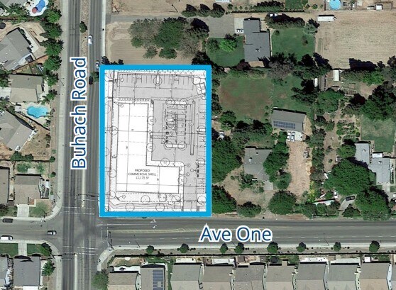 NEC Buhach Rd & Avenue One, Atwater, CA à louer Aérien– Image 1 sur 2