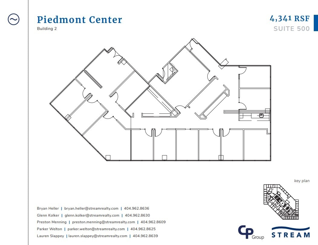 3495 Piedmont Rd NE, Atlanta, GA à louer Plan d’étage– Image 1 sur 1