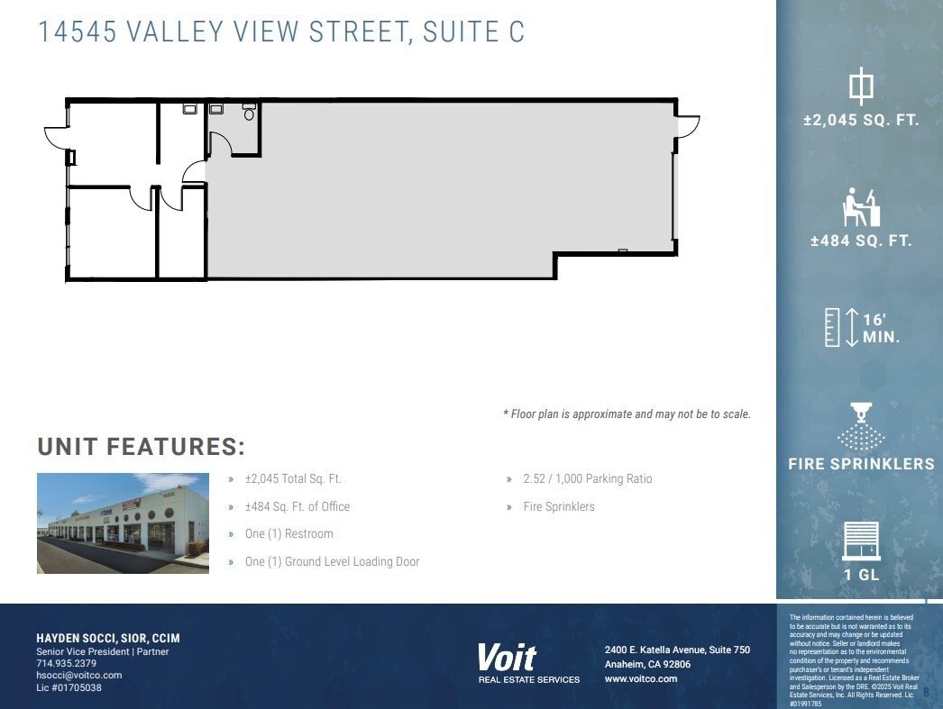 14515-14565 Valley View Ave, Santa Fe Springs, CA à louer Plan d’étage– Image 1 sur 1