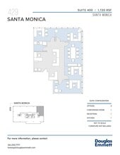 429 Santa Monica Blvd, Santa Monica, CA à louer Plan d’étage– Image 1 sur 1