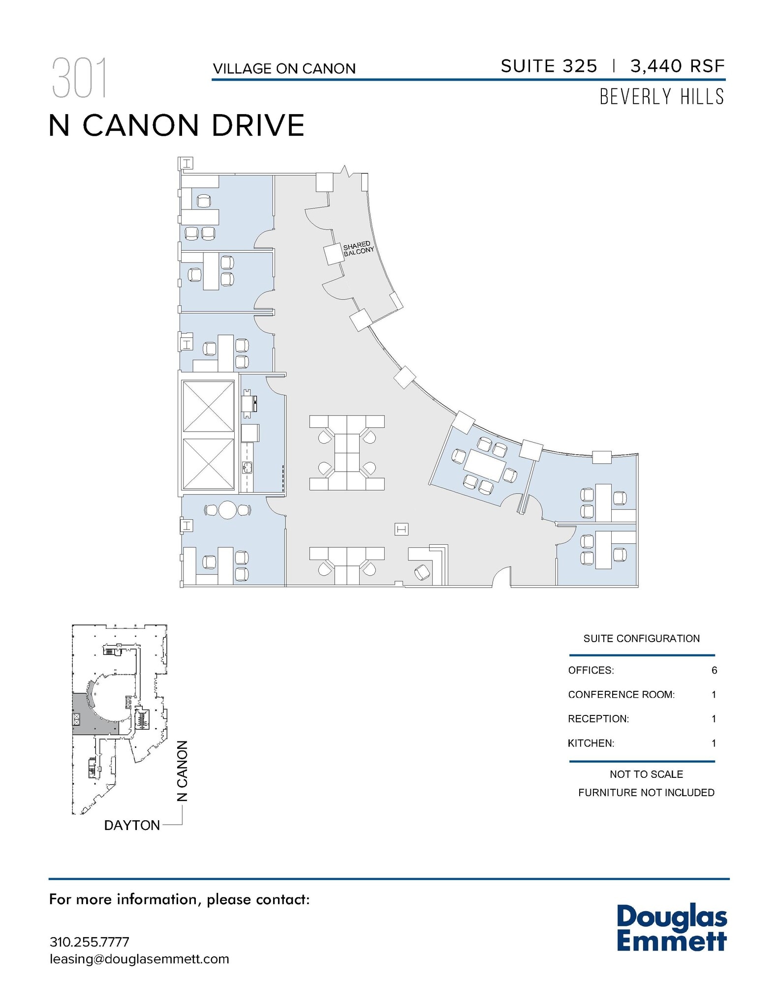 301-333 N Canon Dr, Beverly Hills, CA à louer Plan d’étage– Image 1 sur 1