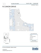 301-333 N Canon Dr, Beverly Hills, CA à louer Plan d’étage– Image 1 sur 1