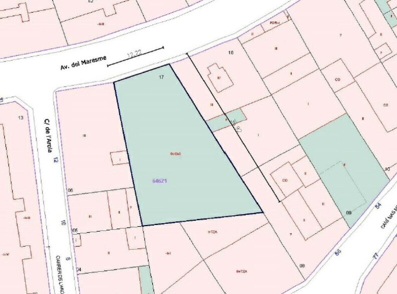 Terrain dans Tordera, Barcelona à vendre - Plan cadastral – Image 2 sur 2