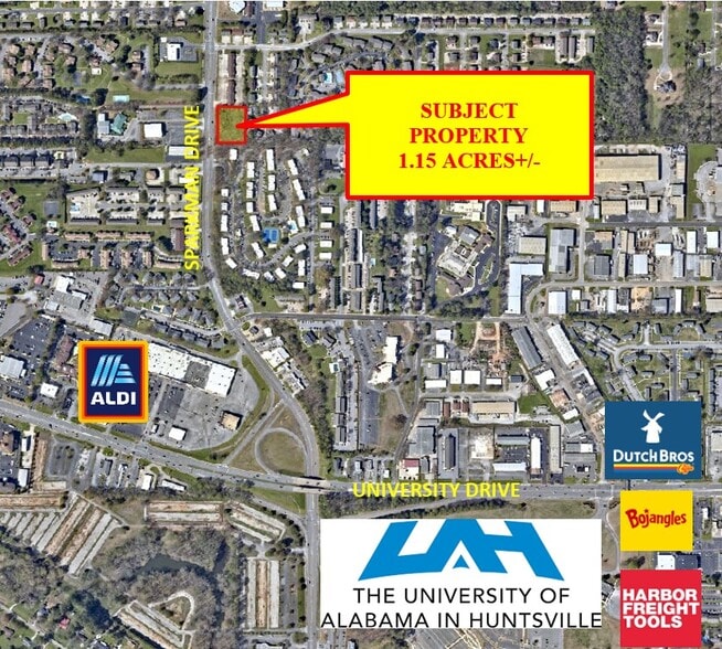 0 Sparkman Drive, Huntsville, AL à vendre - Aérien – Image 2 sur 2