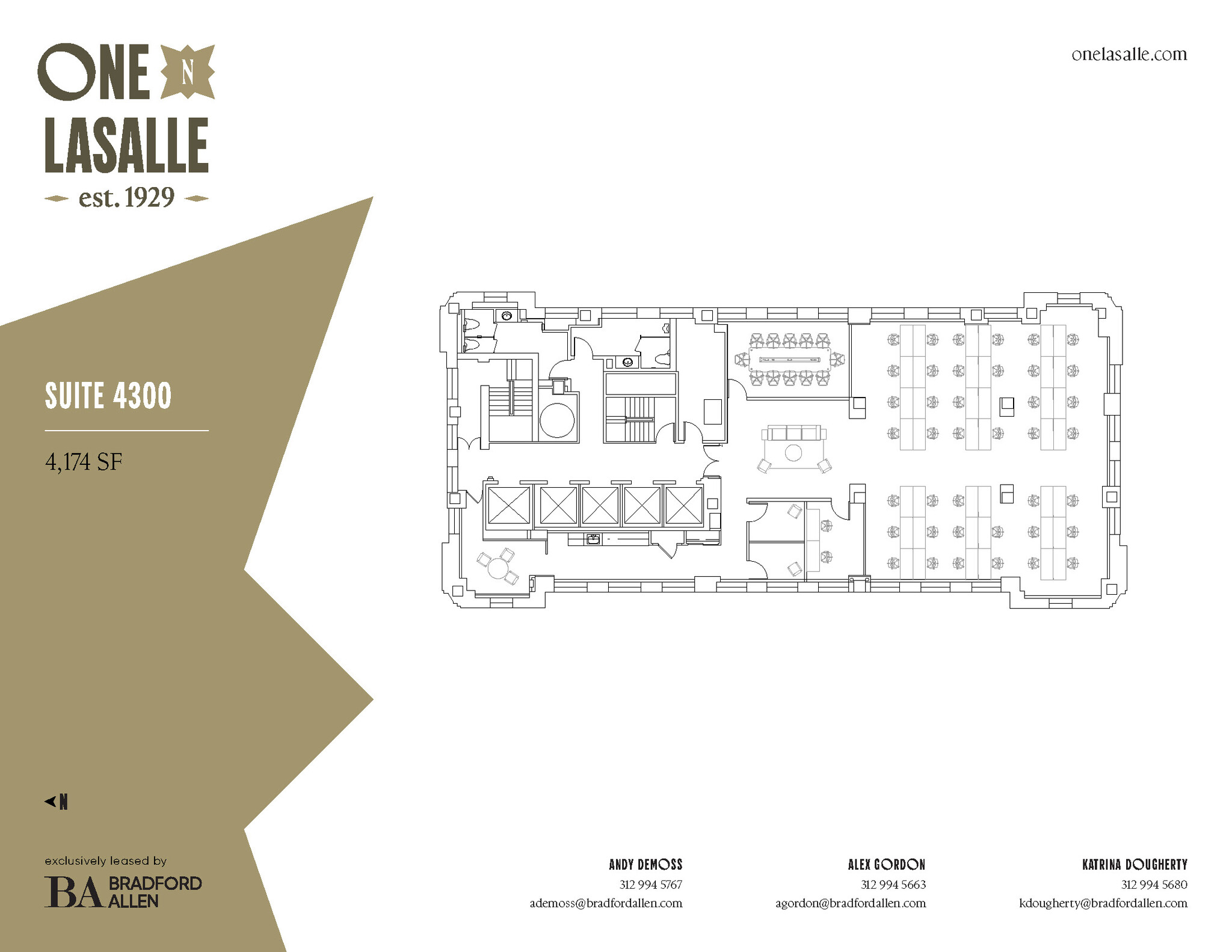 1 N La Salle St, Chicago, IL à louer Plan d’étage– Image 1 sur 4