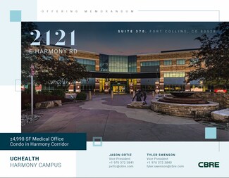 Plus de détails pour 2121-2127 E Harmony Rd, Fort Collins, CO - Bureau/Médical à louer