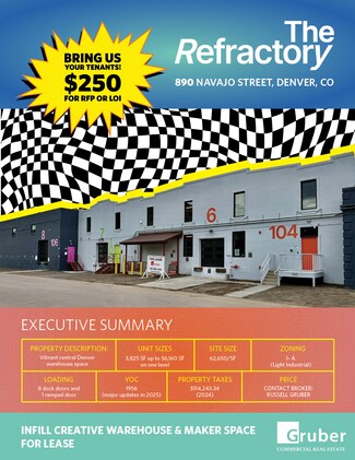 Plus de détails pour 890 Navajo St, Denver, CO - Industriel/Logistique à louer