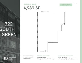 322 S Green St, Chicago, IL à louer Plan d’étage– Image 1 sur 6