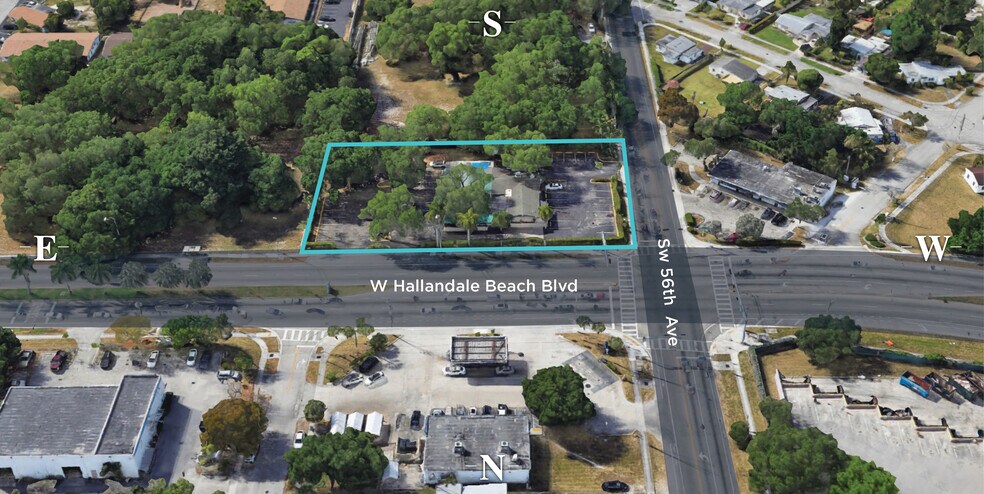 5590 W Hallandale Beach Blvd, Pembroke Park, FL à vendre - Photo de l’immeuble – Image 2 sur 7
