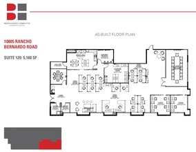 10815 Rancho Bernardo Rd, San Diego, CA à louer Plan d’étage– Image 1 sur 1