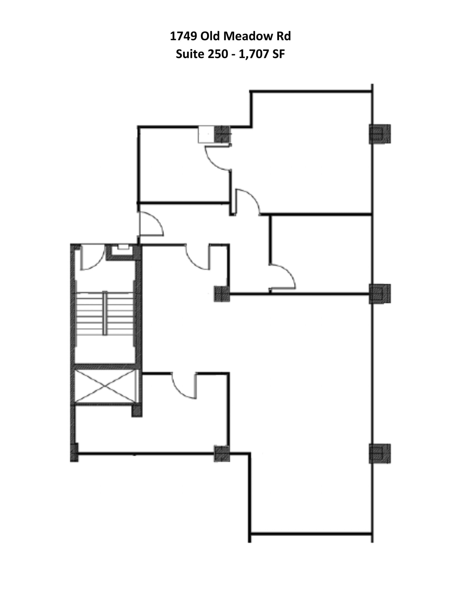 1749 Old Meadow Rd, McLean, VA à louer Plan de site– Image 1 sur 1