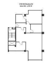 1749 Old Meadow Rd, McLean, VA à louer Plan de site– Image 1 sur 1