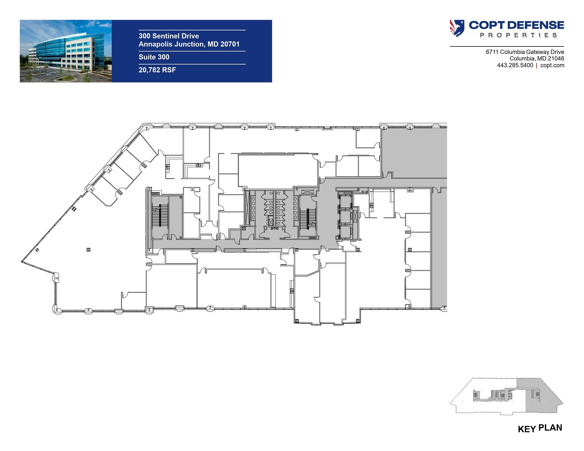 300 Sentinel Dr, Annapolis Junction, MD à louer Plan d’étage– Image 1 sur 1