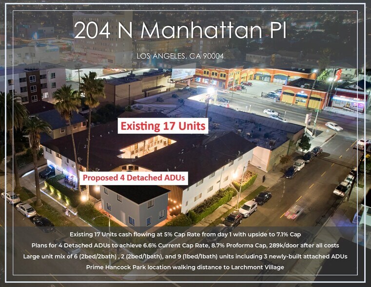 204 N Manhattan Pl, Los Angeles, CA à vendre - Photo de l’immeuble – Image 1 sur 30