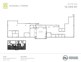 3600 Mansell Rd, Alpharetta, GA à louer Plan d’étage– Image 1 sur 1