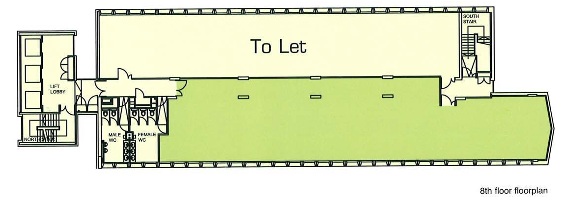1-2 Cadogan Sq, Glasgow à louer Plan d’étage– Image 1 sur 2