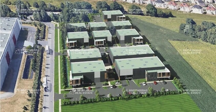 Chanteloup-en-Brie - VUE AÉRIENNE  vue de carte