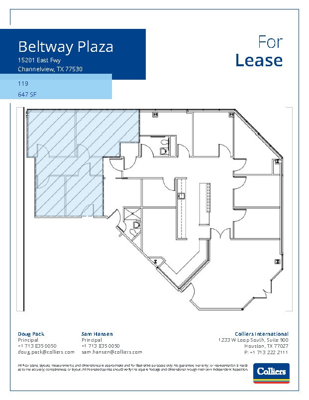 15201 East Fwy, Channelview, TX à louer Plan d’étage– Image 1 sur 1