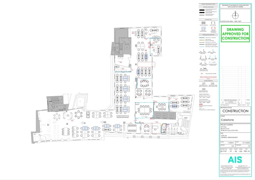 20-25 Birchin Ln, Londres à louer - Plan d’étage – Image 2 sur 2
