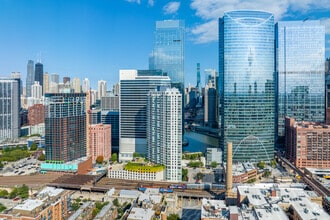 300 N Canal St, Chicago, IL - VUE AÉRIENNE  vue de carte