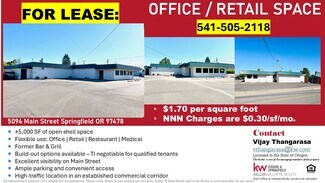 Plus de détails pour 5094 Main St, Springfield, OR - Bureau/Local commercial à louer