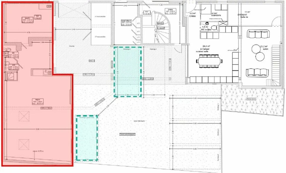 Bureau dans Rennes à louer - Plan d’étage – Image 1 sur 1