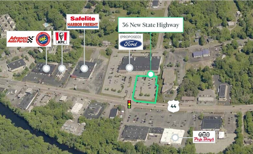 36 New State Hwy, Raynham, MA à louer - Photo de l’immeuble – Image 1 sur 2