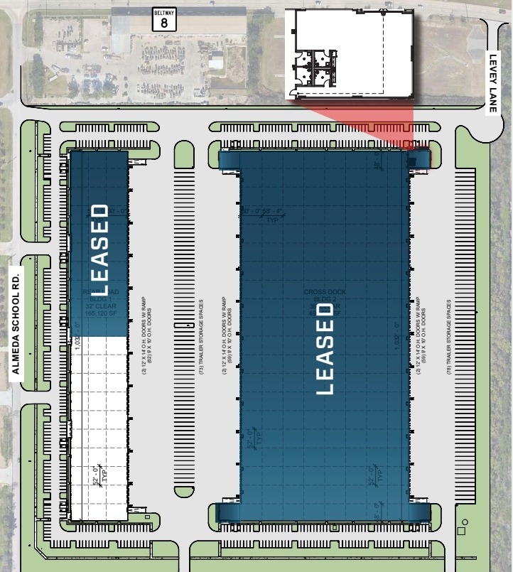 14650 Levey Ln, Pearland, TX à louer Plan de site– Image 1 sur 1