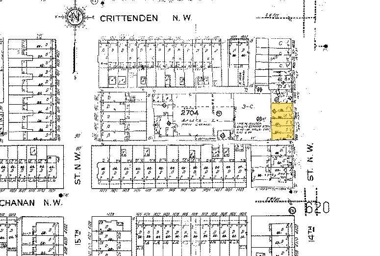 4608-4616 14th St NW, Washington, DC à louer - Plan cadastral – Image 2 sur 5