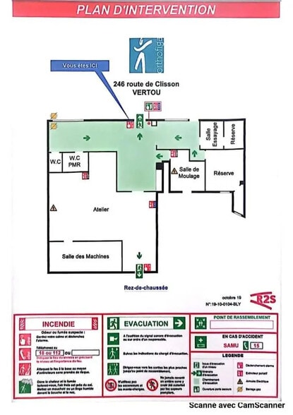 Local commercial dans Vertou à louer - Plan d’étage – Image 3 sur 3