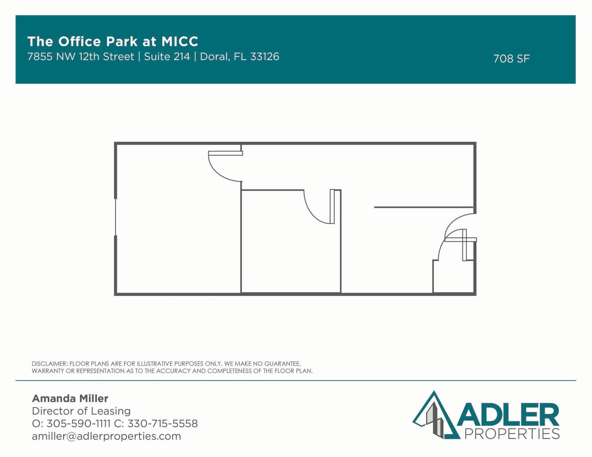 1200 NW 78th Ave, Doral, FL à louer Plan d’étage– Image 1 sur 1