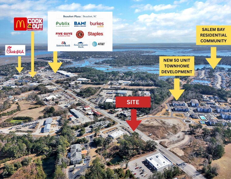 142 Robert Smalls Pky, Beaufort, SC à vendre - Photo principale – Image 1 sur 9