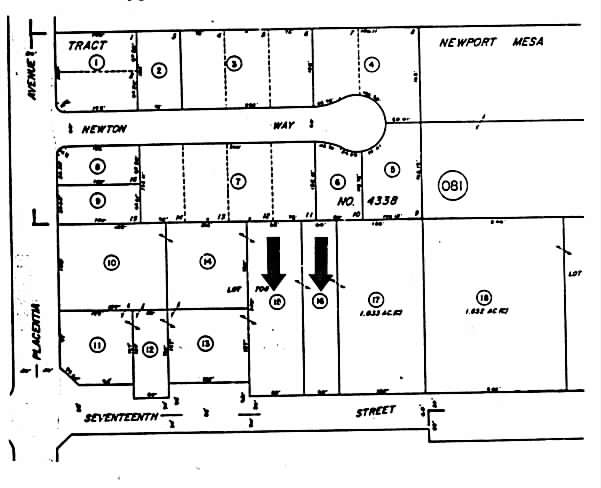 760 W 17th St, Costa Mesa, CA à louer - Plan cadastral – Image 3 sur 4
