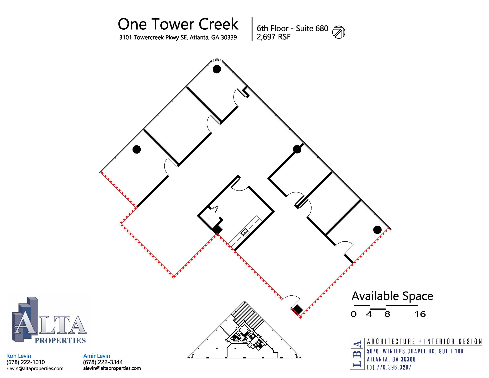 3101 Towercreek Pkwy SE, Atlanta, GA à louer Plan d’étage– Image 1 sur 1