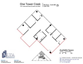 3101 Towercreek Pkwy SE, Atlanta, GA à louer Plan d’étage– Image 1 sur 1