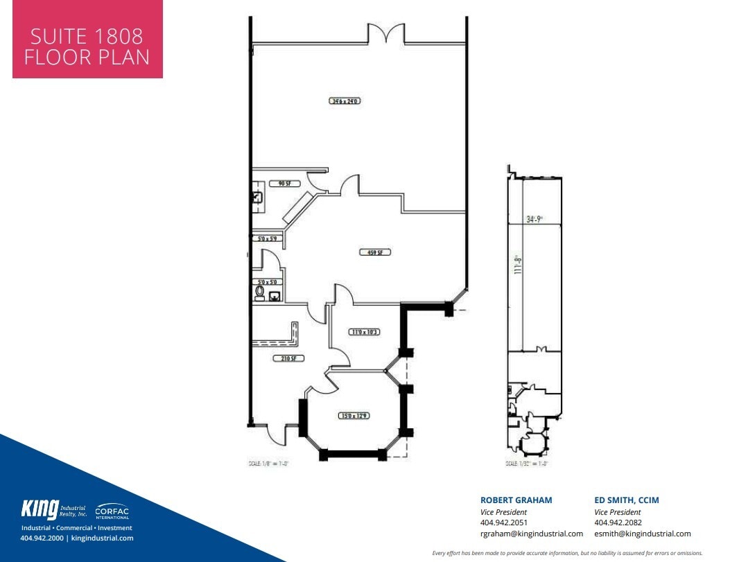 1800 Wilson Way SE, Smyrna, GA à louer Plan d’étage– Image 1 sur 1