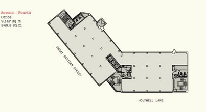 20-33 Great Eastern St, Londres à louer Plan d’étage– Image 1 sur 1