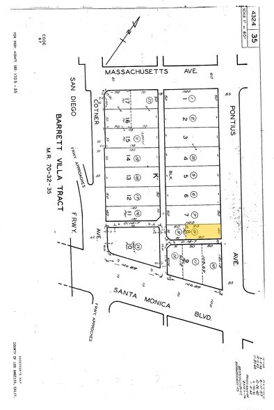 1635 Pontius Ave, Los Angeles, CA à louer - Plan cadastral – Image 2 sur 29
