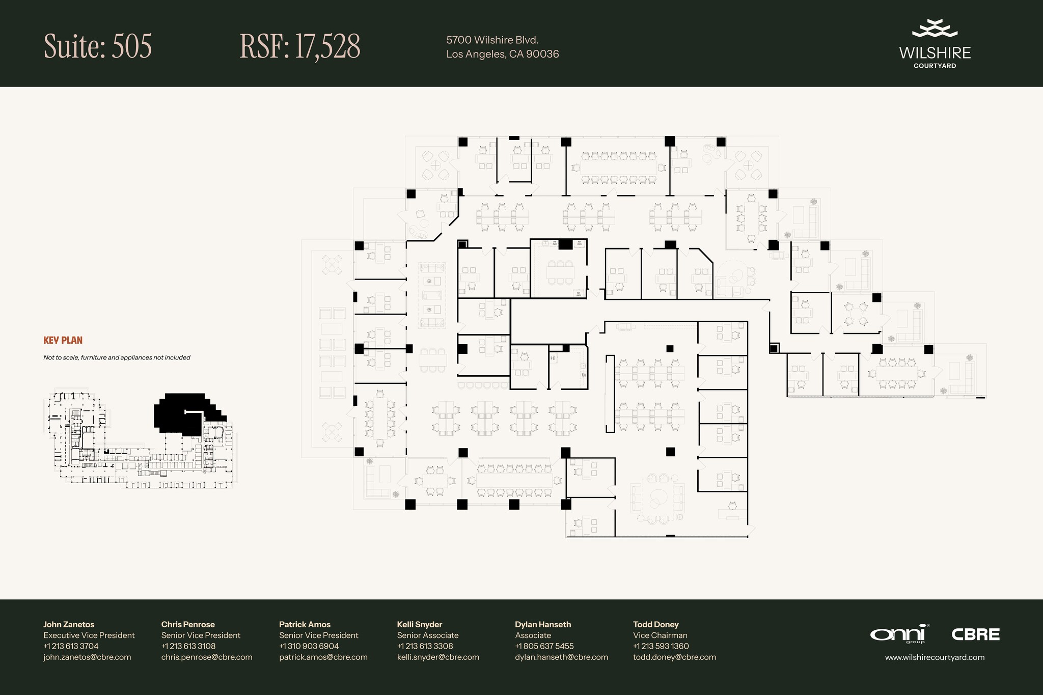 5700 Wilshire Blvd, Los Angeles, CA à louer Plan de site– Image 1 sur 1