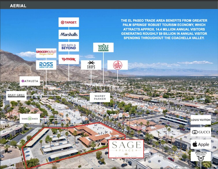 73255 El Paseo, Palm Desert, CA à vendre - Photo de l’immeuble – Image 2 sur 18