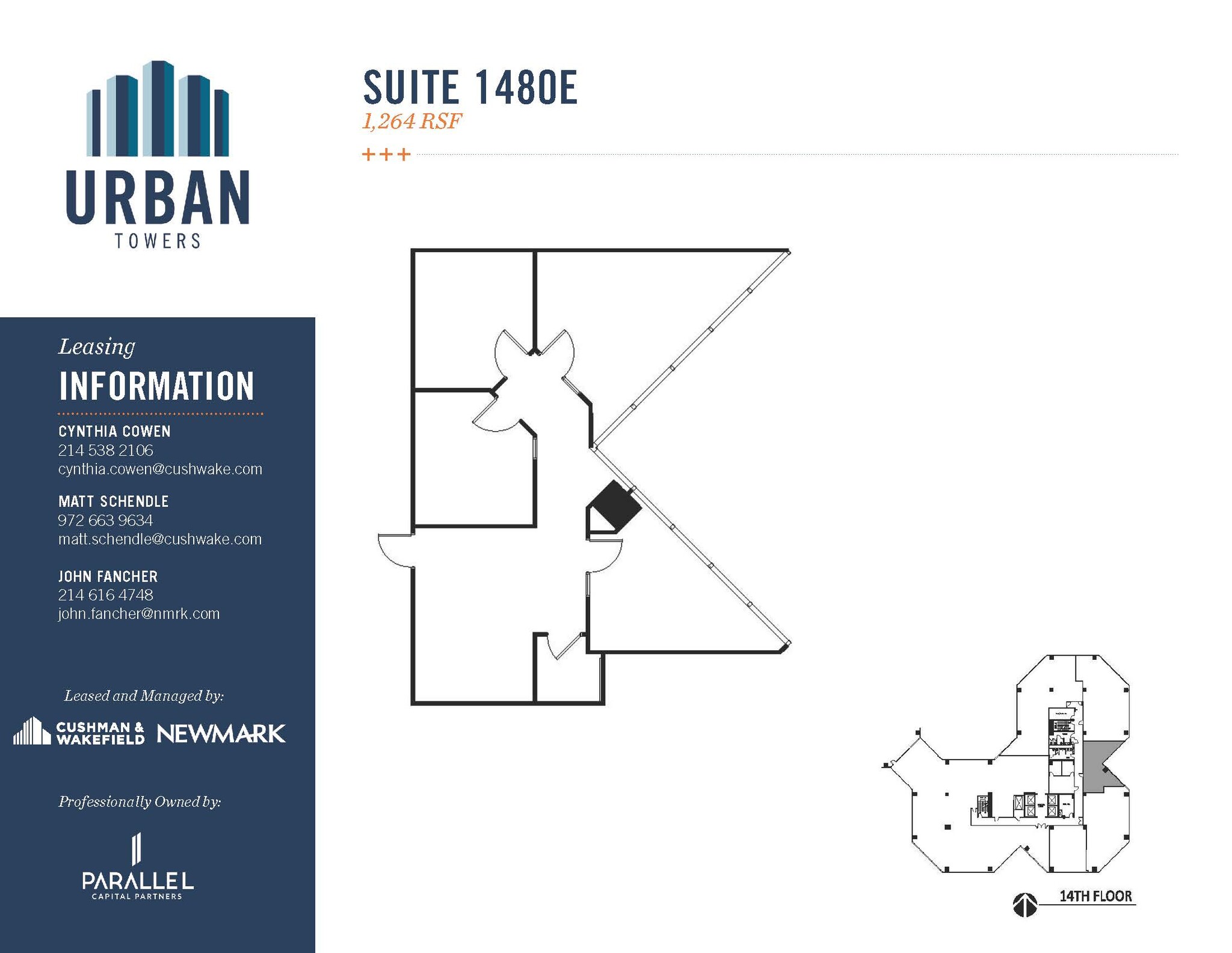 222 W Las Colinas Blvd, Irving, TX à louer Plan d’étage– Image 1 sur 2