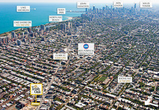 3511 N Clark St, Chicago, IL - VUE AÉRIENNE  vue de carte - Image1